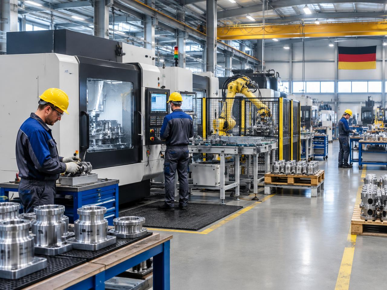 Produktionshalle als Beispiel für Gewerbe in Schweinfurt